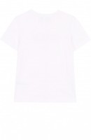 Хлопковая футболка с логотипом бренда