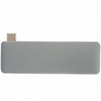 Адаптер moonfish Multiport Type-C серый