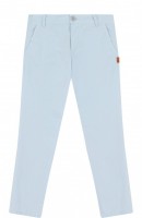 Хлопковые брюки прямого кроя