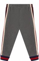 Хлопковые джоггеры с лампасами