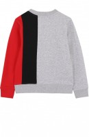 Хлопковый свитшот с контрастной отделкой