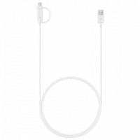 Кабель Samsung USB - microUSB & USB Type-C белый