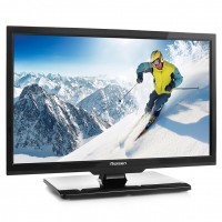 Телевизор LED ROLSEN RL-19E1308T2C "R", 19", HD READY (720p), черный
